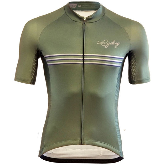 Classic Cycling Flex Jersey - Men's - Olive - Classic Cycling