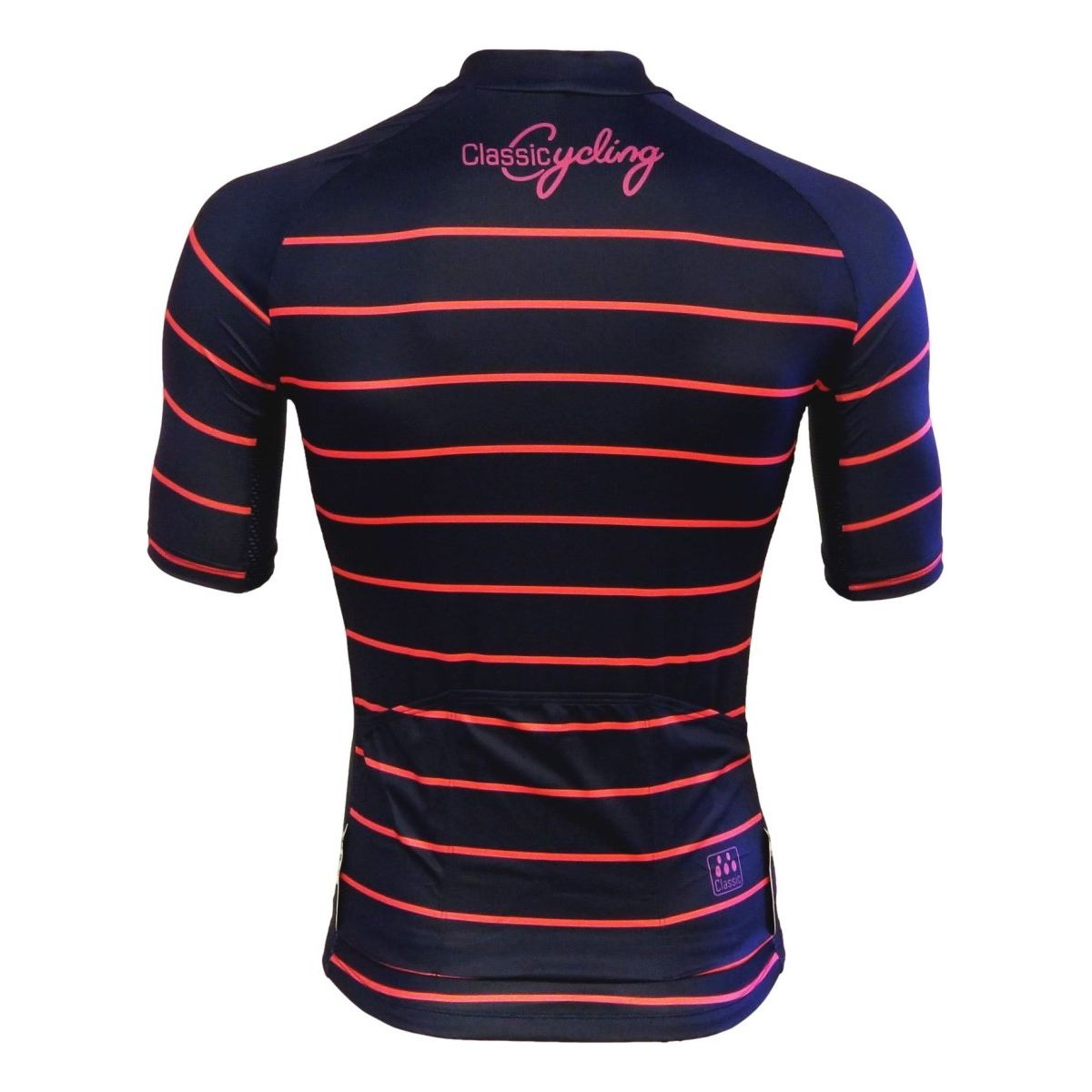 Classic Cycling Flex Jersey - Women's - Navy Pink - Classic Cycling