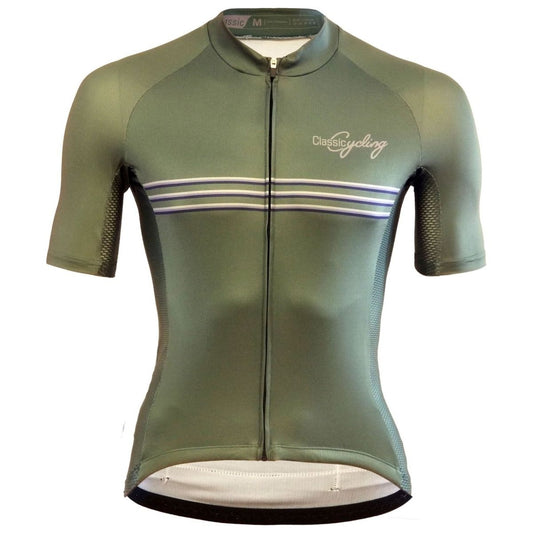 Classic Cycling Flex Jersey - Women's - Olive - Classic Cycling