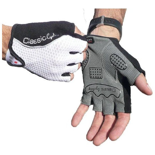 Classic Cycling Gloves White - Classic Cycling