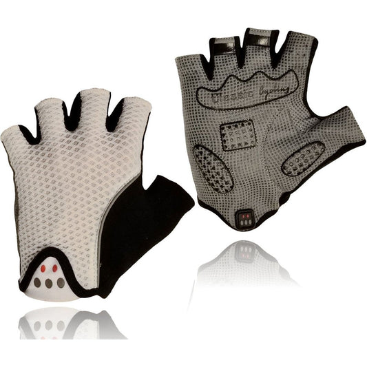 Classic Cycling Gloves White - Classic Cycling