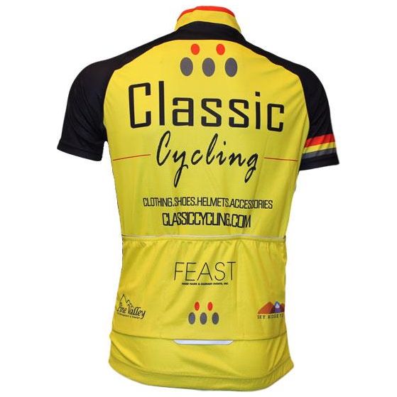 Classic Cycling Metric Jersey - Yellow - Classic Cycling