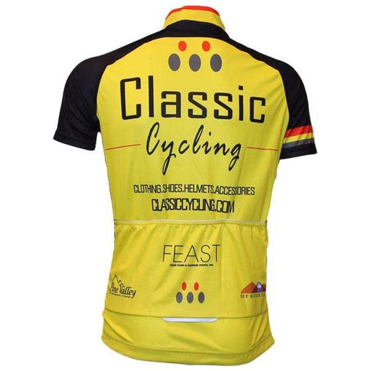 Classic Cycling Metric Jersey - Yellow - Classic Cycling
