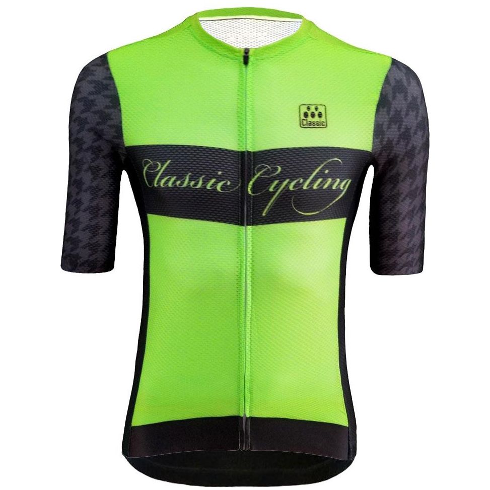 Classic Cycling Pista Jersey - Houndstooth - Classic Cycling