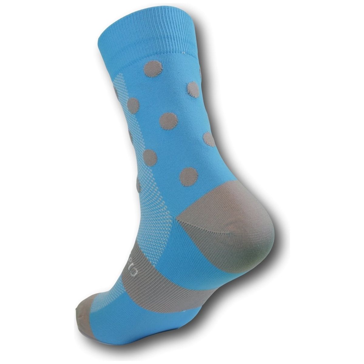 Classic Cycling Sock - Blue and Gray - Classic Cycling