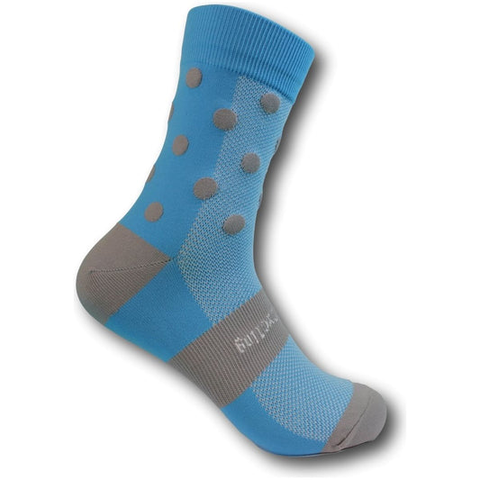 Classic Cycling Sock - Blue and Gray - Classic Cycling