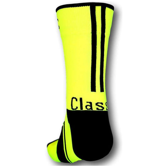 Classic Cycling Sock - Fluo Yellow - Classic Cycling