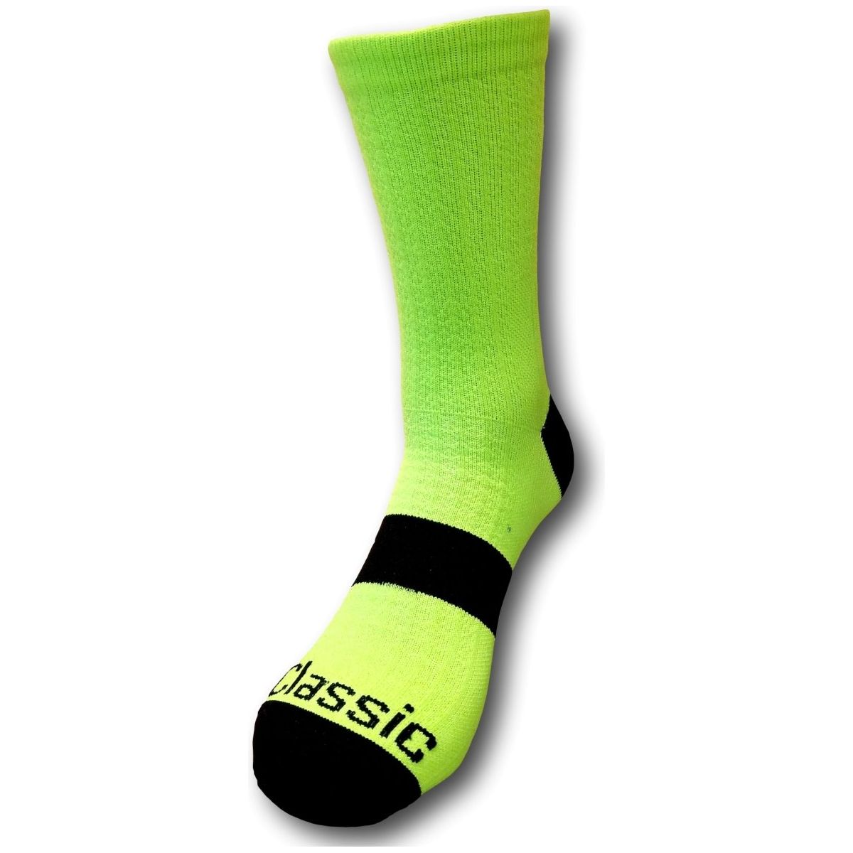 Classic Cycling Sock - Fluo Yellow - Green - Classic Cycling