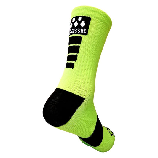 Classic Cycling Sock - Fluo Yellow - Green - Classic Cycling