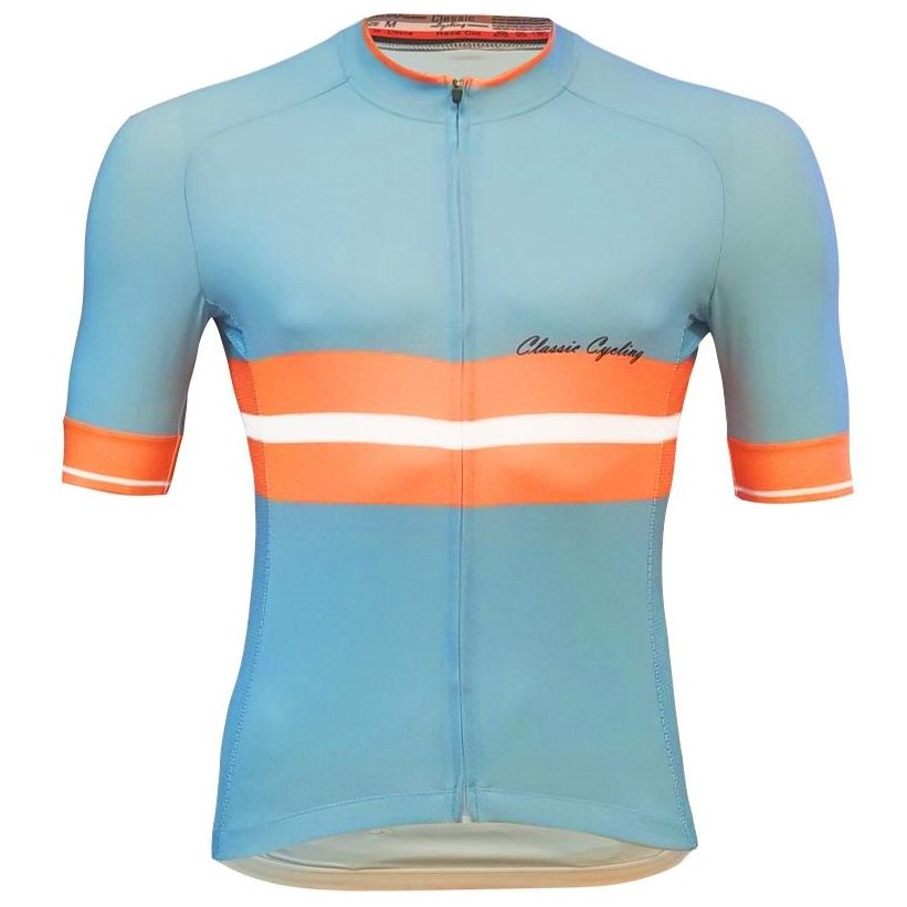 Classic Cycling Tour Jersey - Light Blue - Classic Cycling