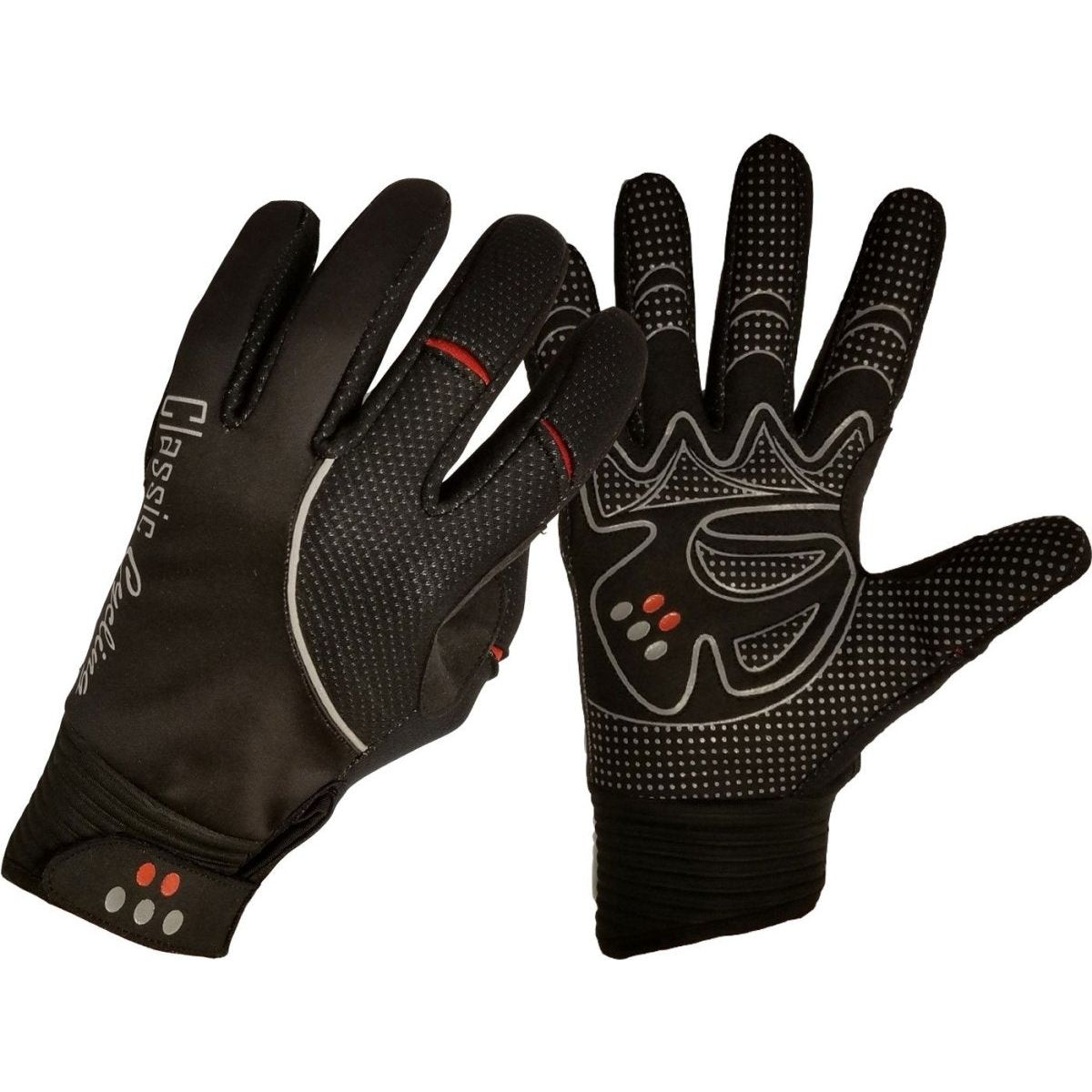 Classic Cycling Winter Windproof Gloves Black - Classic Cycling