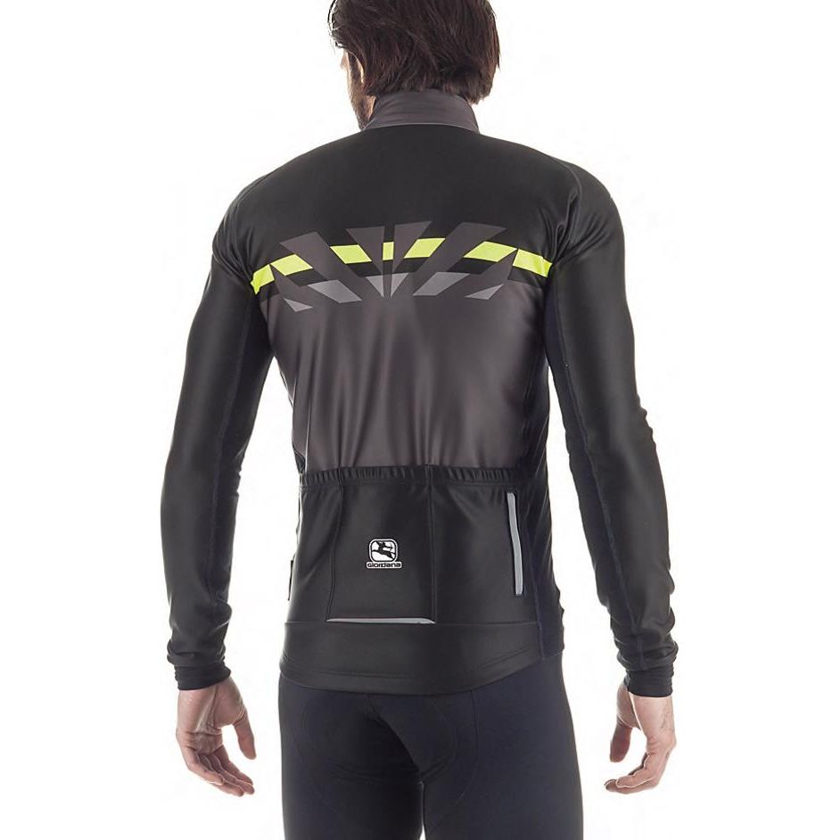 Giordana FR-C 'Raggi' Winter Jacket - Black-Yellow-Grey - Classic Cycling
