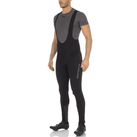 Giordana AV Bib Full Windfront Tights - Men's - Black without pad - Classic Cycling