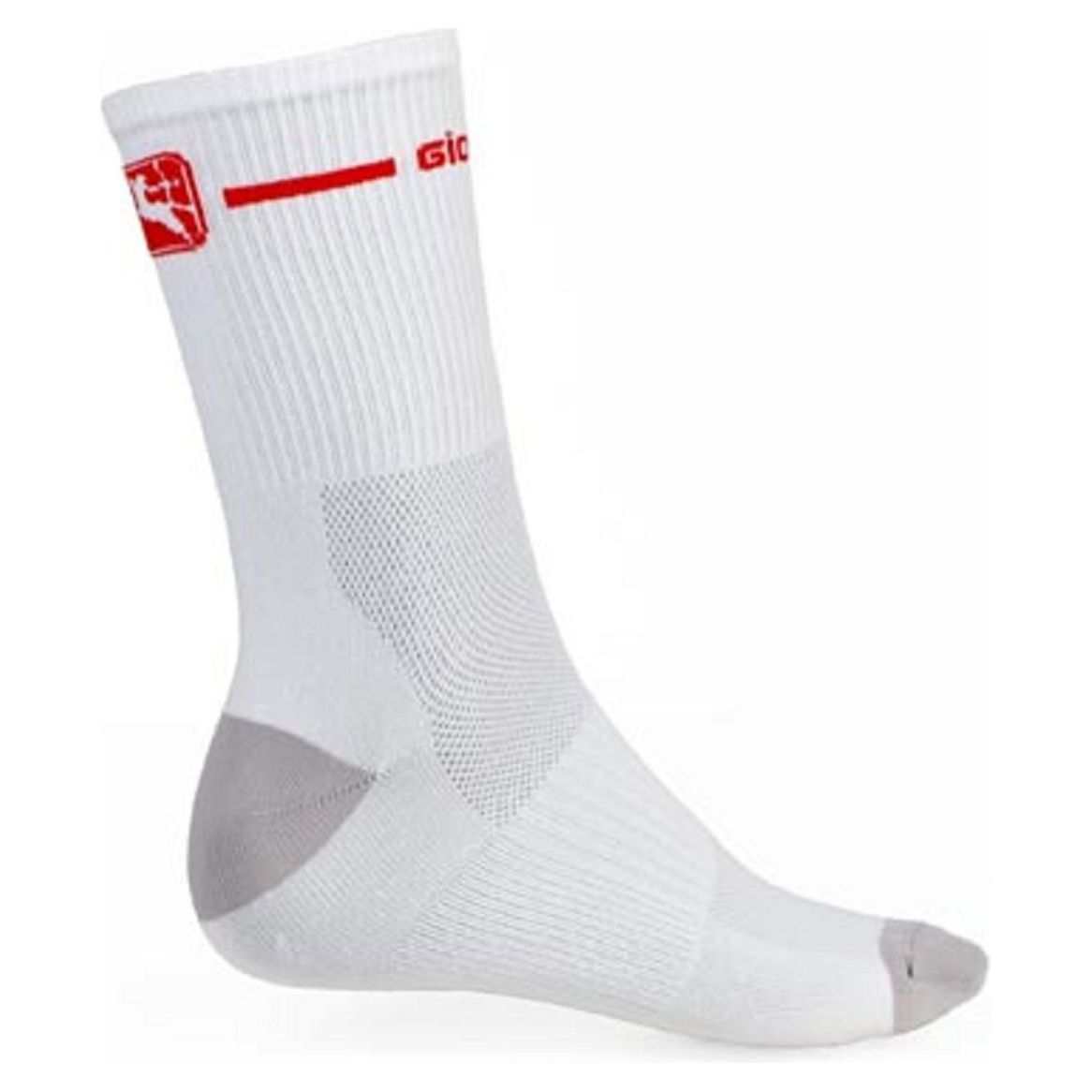 Giordana Cycling Socks Trade Tall Cuff White Red Classic Cycling