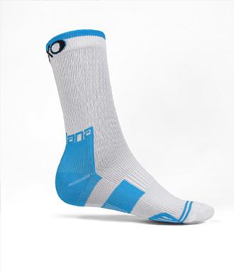Giordana EXO Compression Sock Calf Height White - Classic Cycling