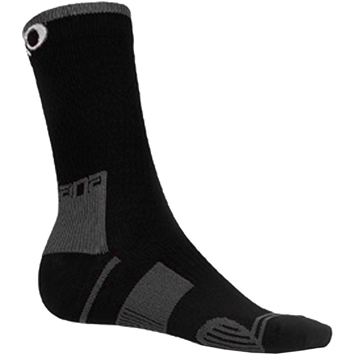 Giordana Exo System Tall Compression Sock - Black-Titanium - Classic Cycling