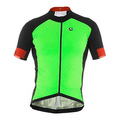 Giordana FR-C Forma Red Carbon Summer Jersey Fluo Green - Classic Cycling