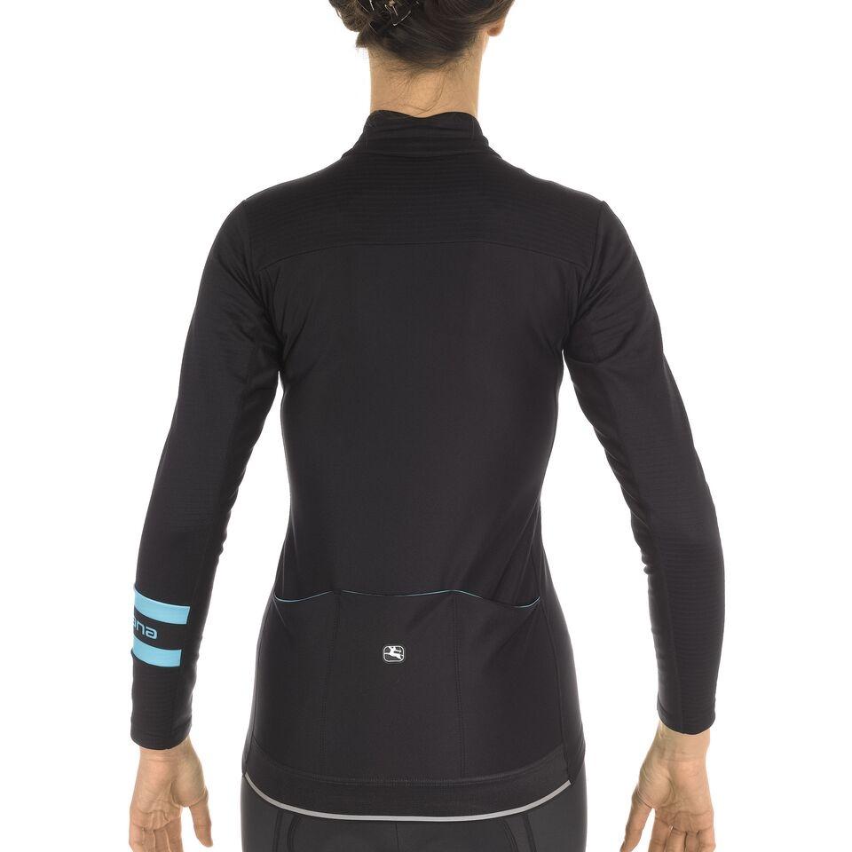 Giordana FR-C PRO Women's Thermal Long Sleeve - Black-Light Blue - Classic Cycling