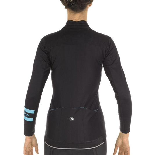 Giordana FR-C PRO Women's Thermal Long Sleeve - Black-Light Blue - Classic Cycling