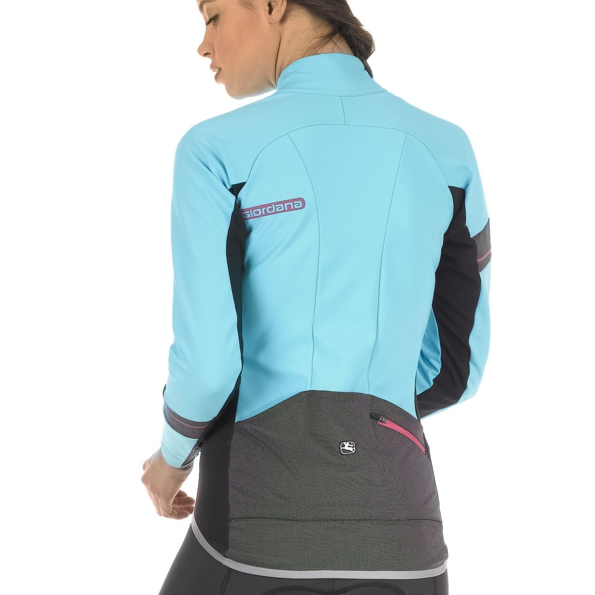 Giordana FR-C PRO Women's Winter Jacket - Light Blue-Black - Classic Cycling