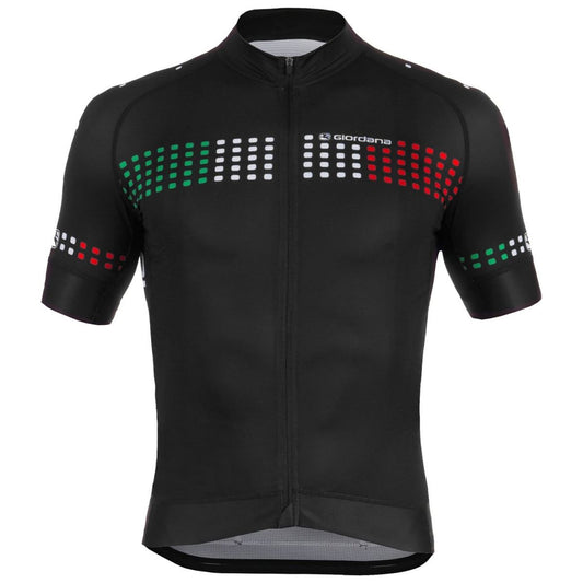 Giordana FR-C Short Sleeve Jersey "Forte" Black-Italia - Classic Cycling