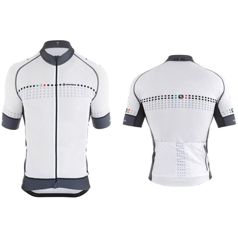 Giordana FR-C Short Sleeve Jersey "Forte" - White - Classic Cycling