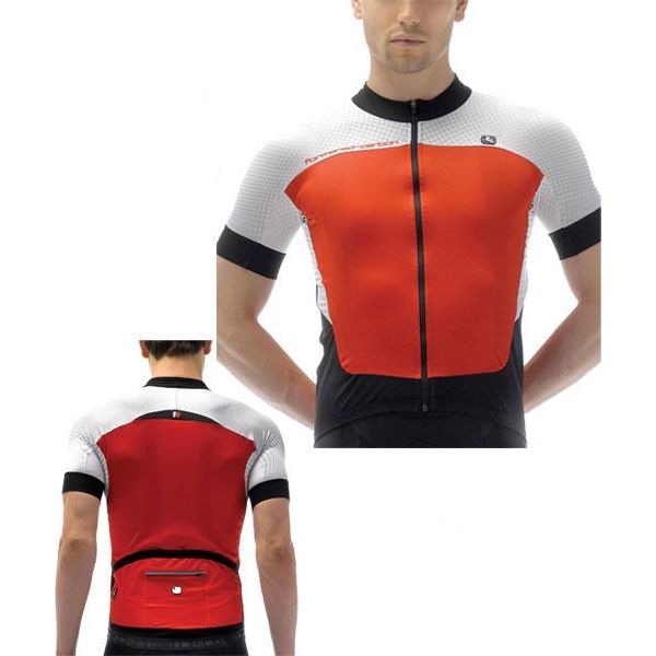 Giordana FRC Flex Jersey Forma Red Carbon Red - Classic Cycling