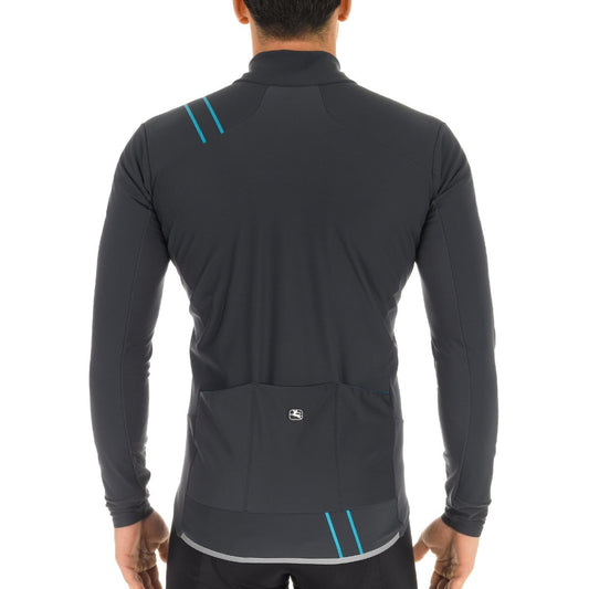 Giordana FUSION Jacket - Charcoal-Blue - Classic Cycling