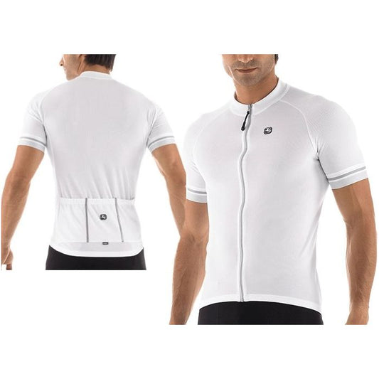 Giordana Fusion Short Sleeve Jersey - White - Classic Cycling