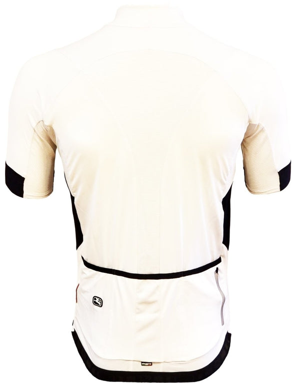 Giordana Laser Short Sleeve Jersey White - Classic Cycling