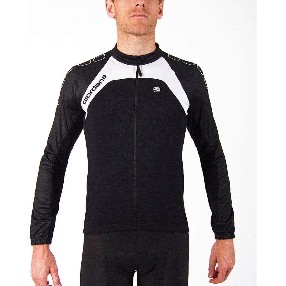Giordana Silverline Long Sleeve Jersey Black - Classic Cycling