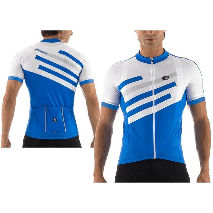 Giordana SilverLine Short Sleeve Jersey Light Blue - Classic Cycling