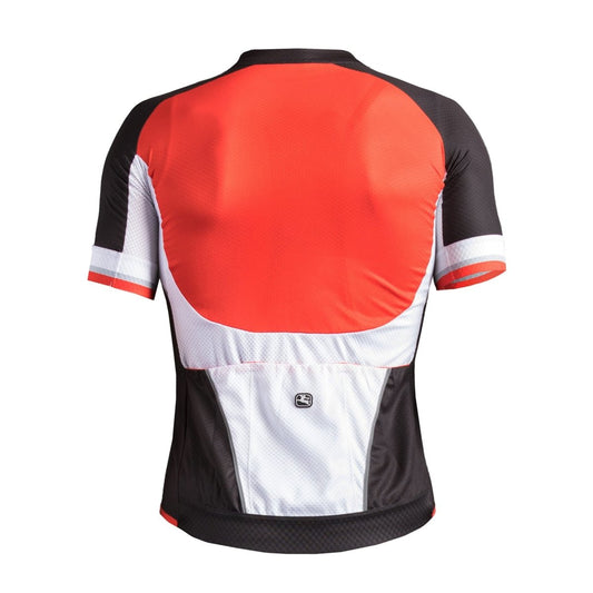 Giordana Silverline Short Sleeve Jersey - Red-Black - Classic Cycling