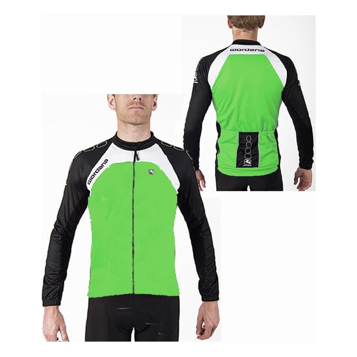 Giordana Silverline Thermal Cycling Jacket - Fluo Green - Classic Cycling