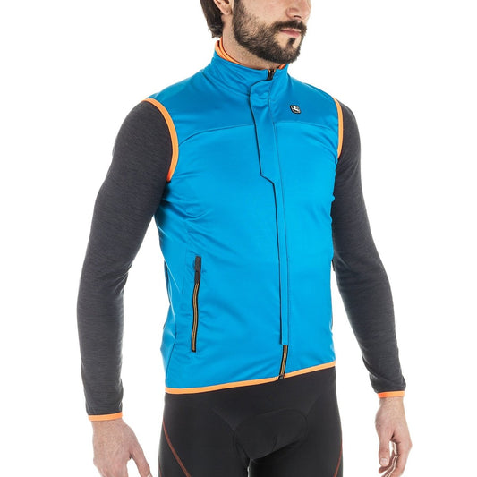 Giordana SOSTA Winter Vest - Blue - Classic Cycling