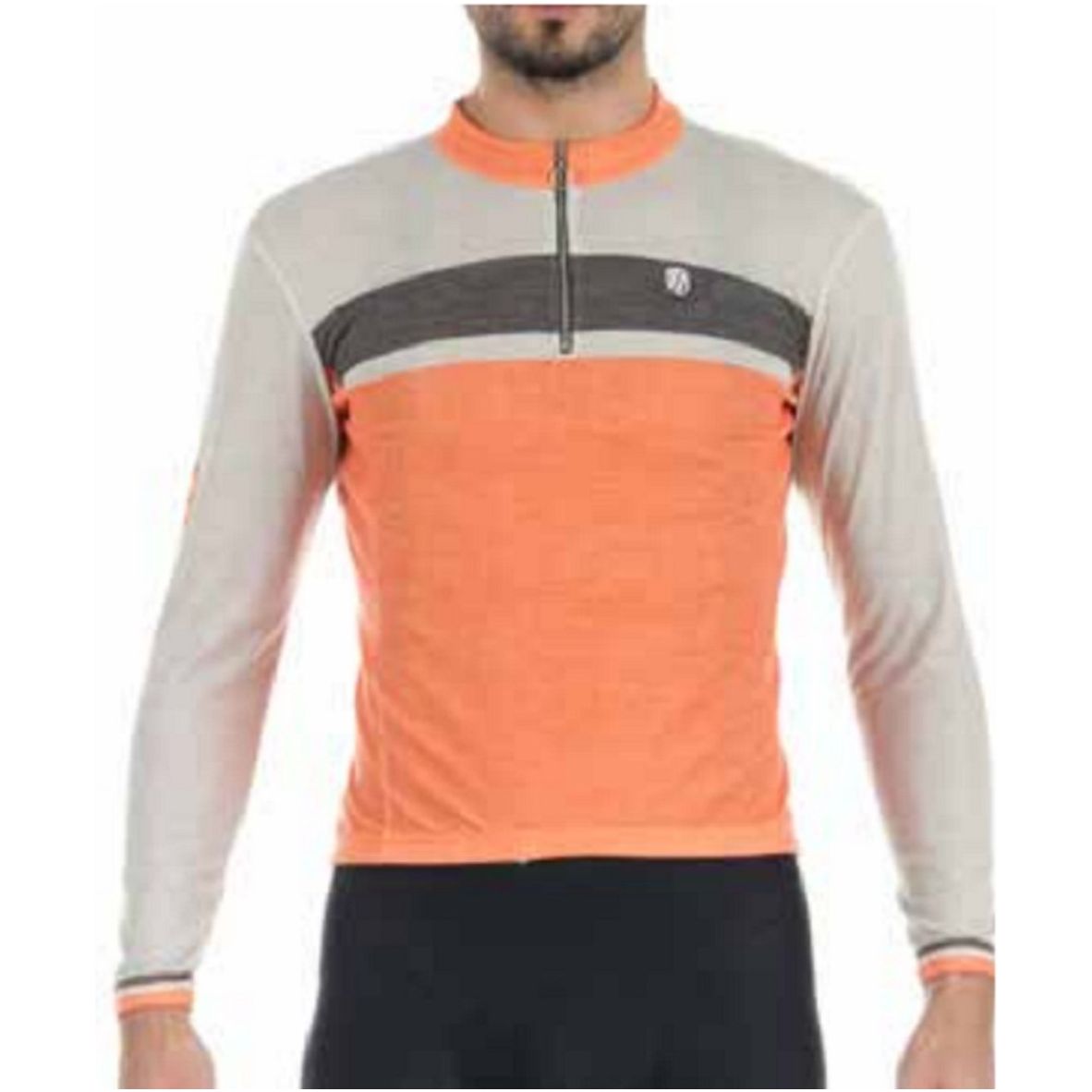 Giordana Sport Elite Short Sleeve Jersey Beige/Orange/Grey