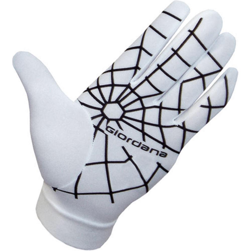 Giordana Super Roubaix Gloves White - Classic Cycling