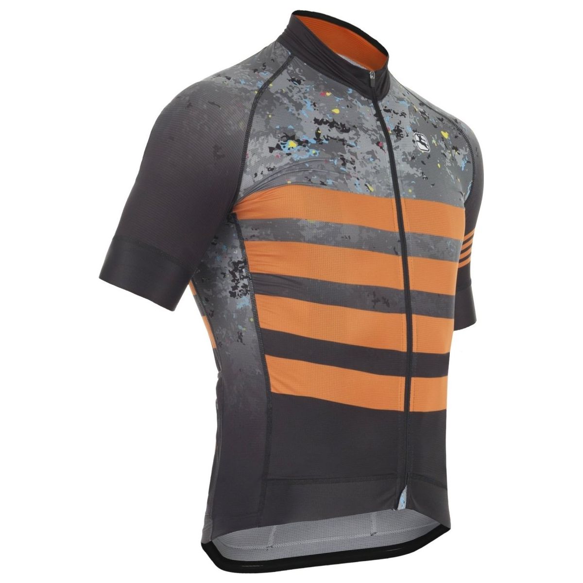 Giordana Trade "Concrete" FR-C Short Sleeve Jersey - Orange - Classic Cycling
