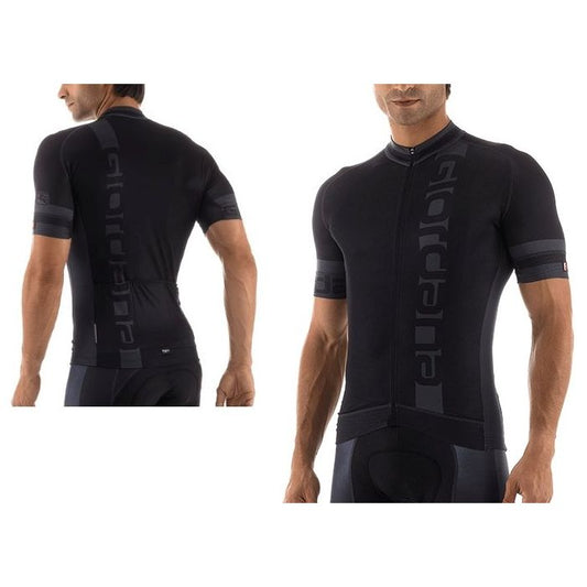 Giordana Trade FR-C vertical Short Sleeve Jersey Black - Classic Cycling