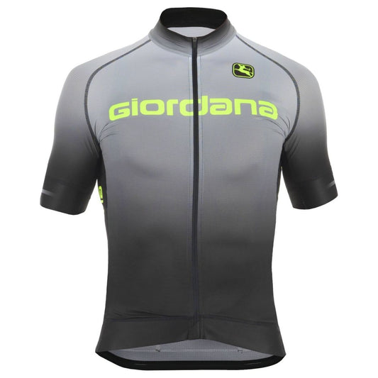 Giordana Trade "Glow" FR-C Short Sleeve Jersey - Black - Classic Cycling
