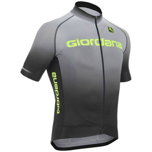 Giordana Trade "Glow" FR-C Short Sleeve Jersey - Black - Classic Cycling