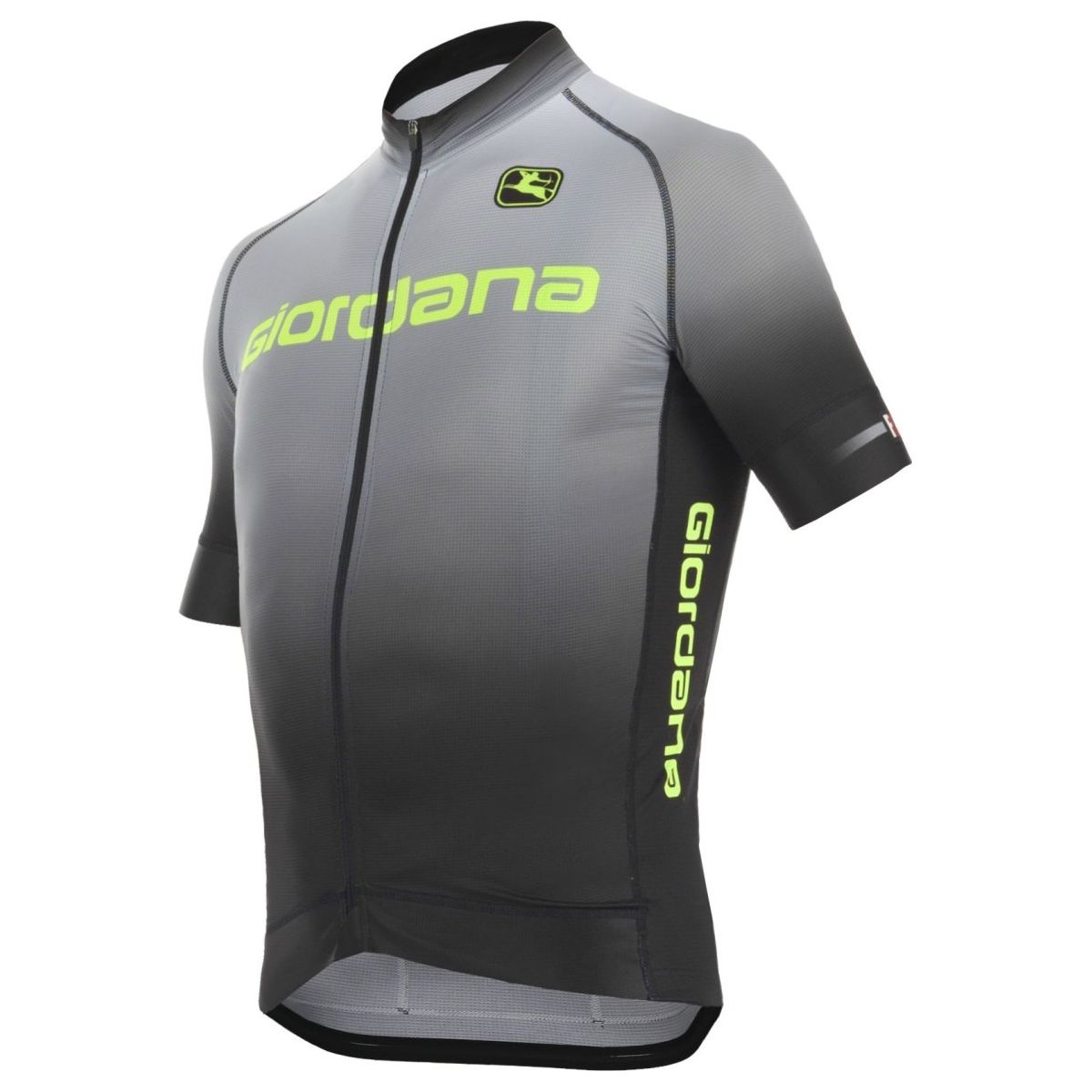 Giordana Trade "Glow" FR-C Short Sleeve Jersey - Black - Classic Cycling