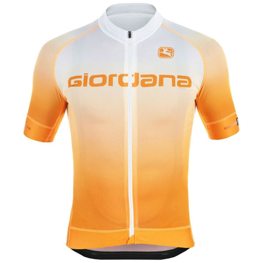 Giordana Trade "Glow" FR-C Short Sleeve Jersey  - Orange - Classic Cycling
