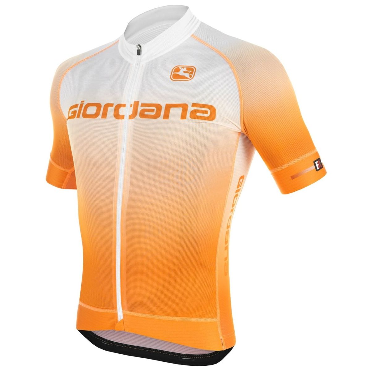 Giordana Trade "Glow" FR-C Short Sleeve Jersey - Orange - Classic Cycling