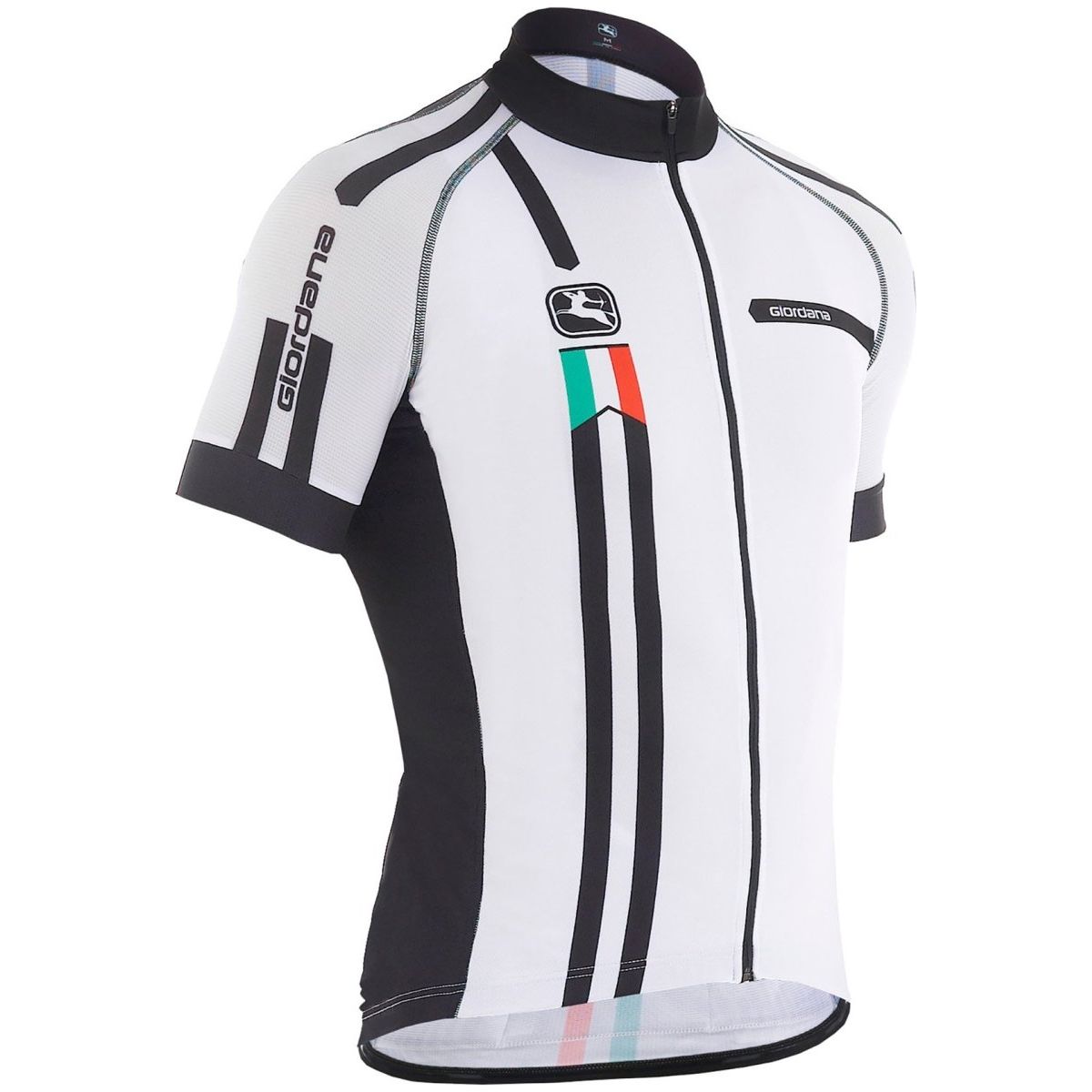 Giordana Trade "Squadra" Scatto Short Sleeve Jersey - White - Classic Cycling