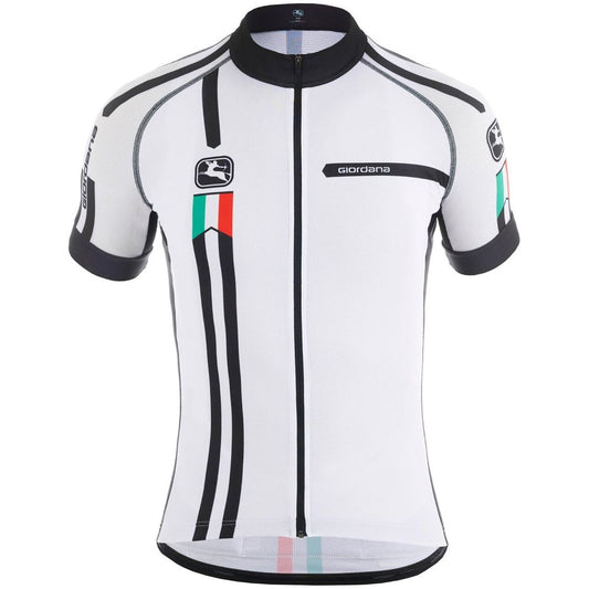 Giordana Trade "Squadra"  Scatto Short Sleeve Jersey - White - Classic Cycling