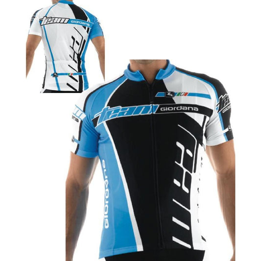 Giordana Vero Trade Jersey - Blue-Black - Classic Cycling