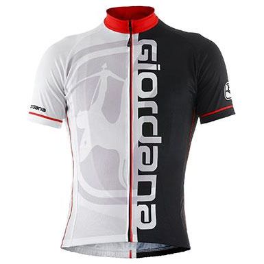 Giordana Water Mark Vero Short Sleeve Jersey Red - Classic Cycling