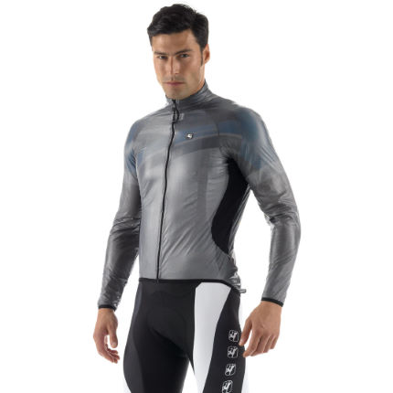 Giordana Rain Jacket Transparent Black - Classic Cycling