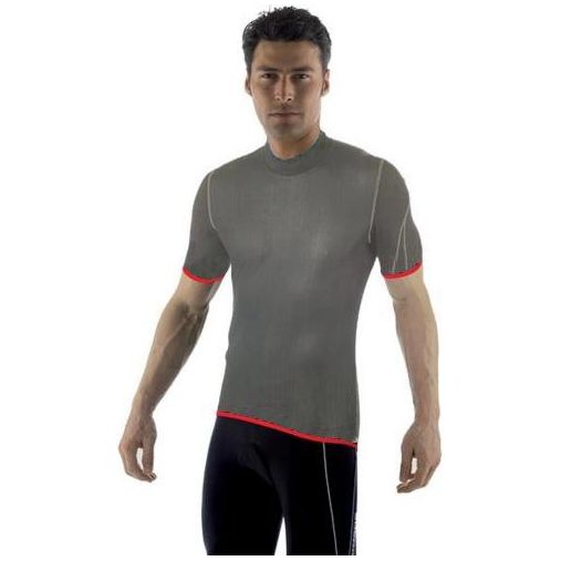 Giordana Wind Proof Base Layer Gray Short Sleeve - Classic Cycling